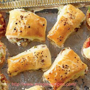 Flaky Vegetable Puffs Recipe