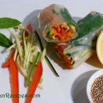 Rice papar rolls