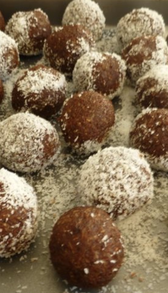 Almond Coconut Cacao Bliss Balls