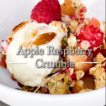 Apple Raspberry Crumble