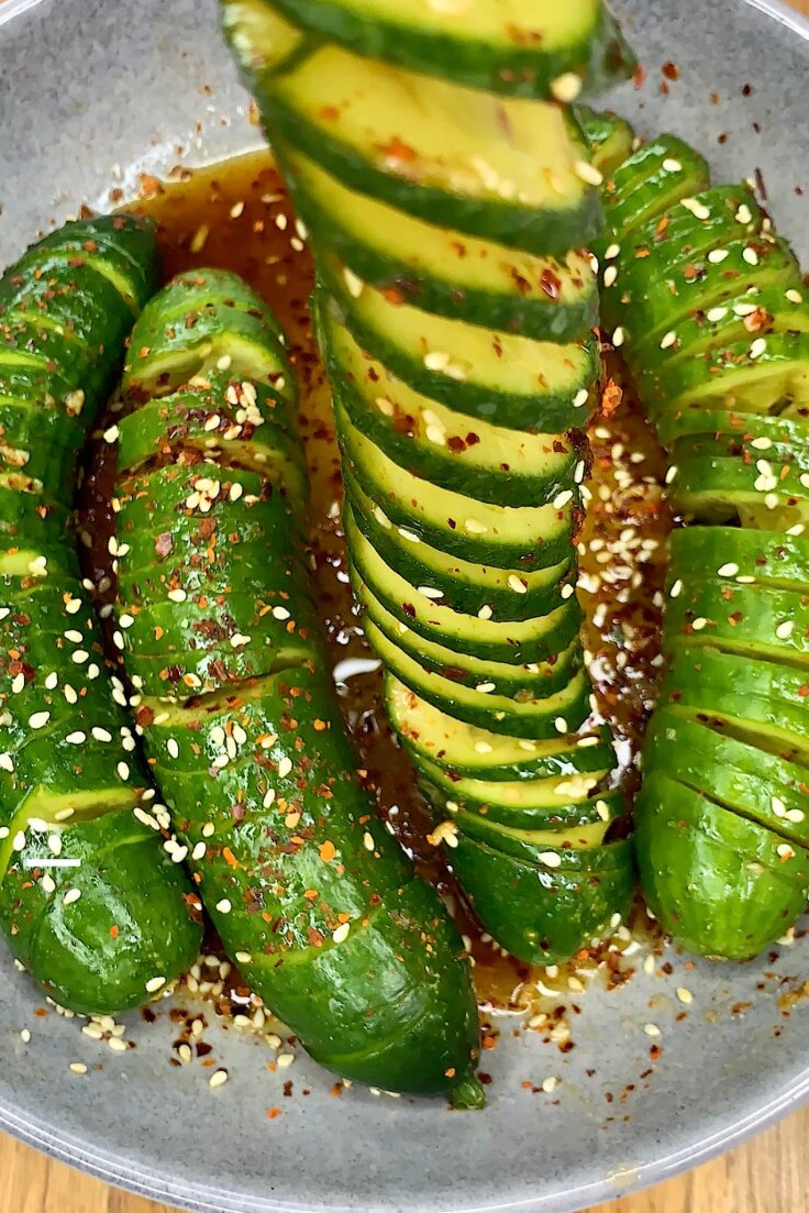 Asian Inspired Cucumber Salad