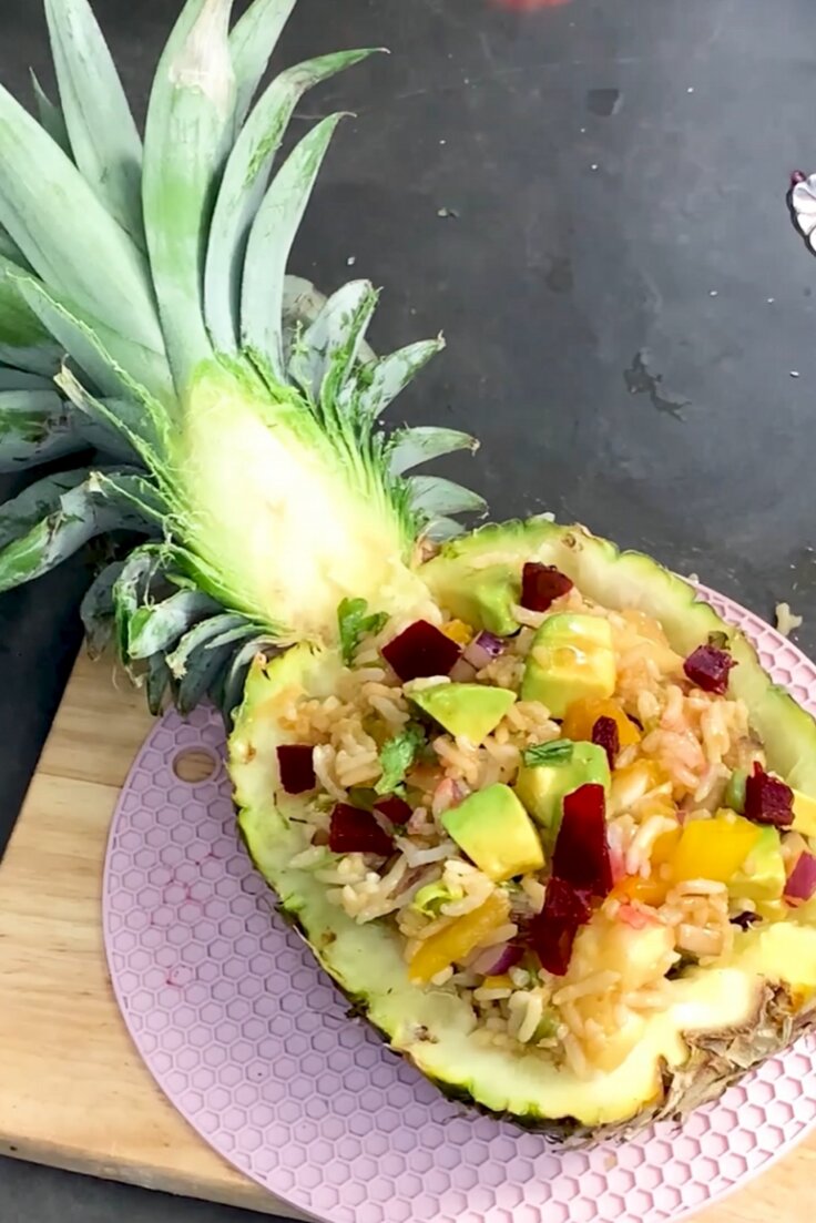 Tropical Pineapple Rice Salad