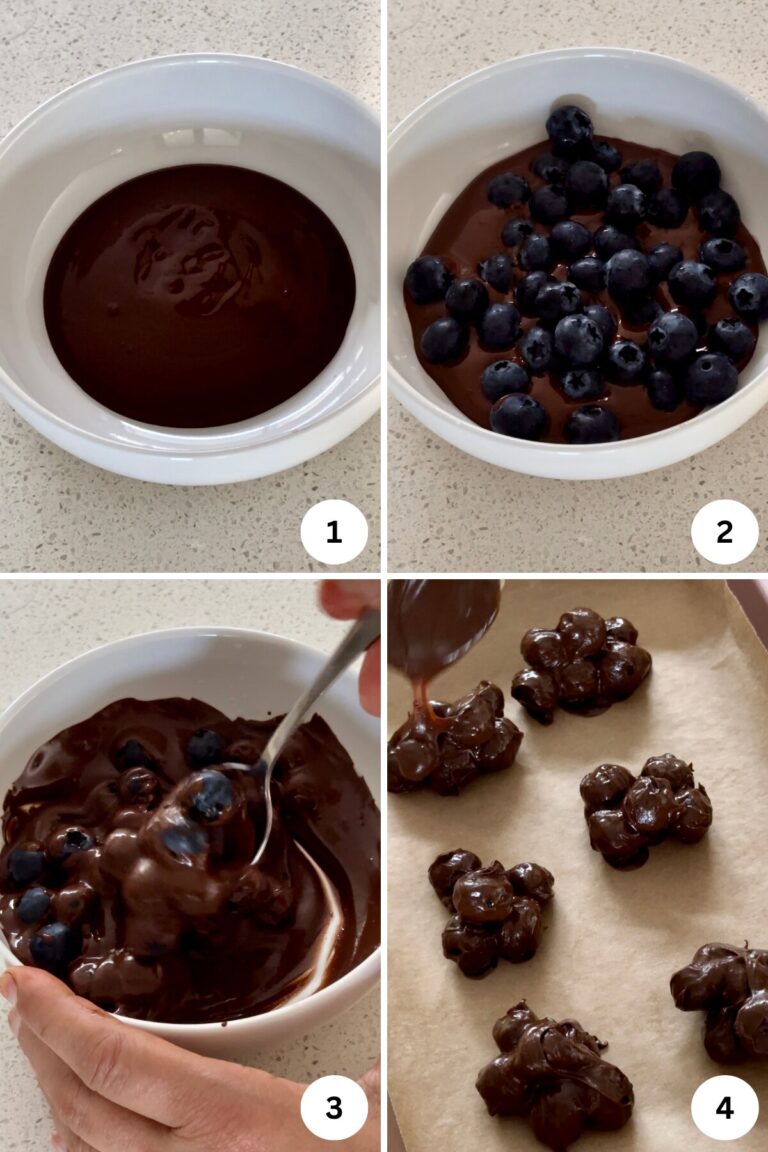 Blueberry Chocolate Clusters