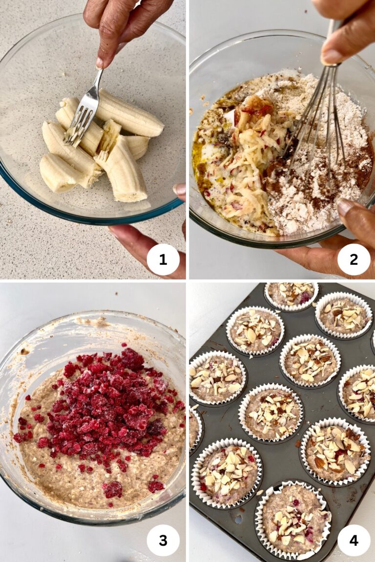 Healthy Banana Muffins Instructions