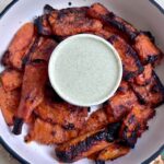 Baked Smashed Carrot Fries