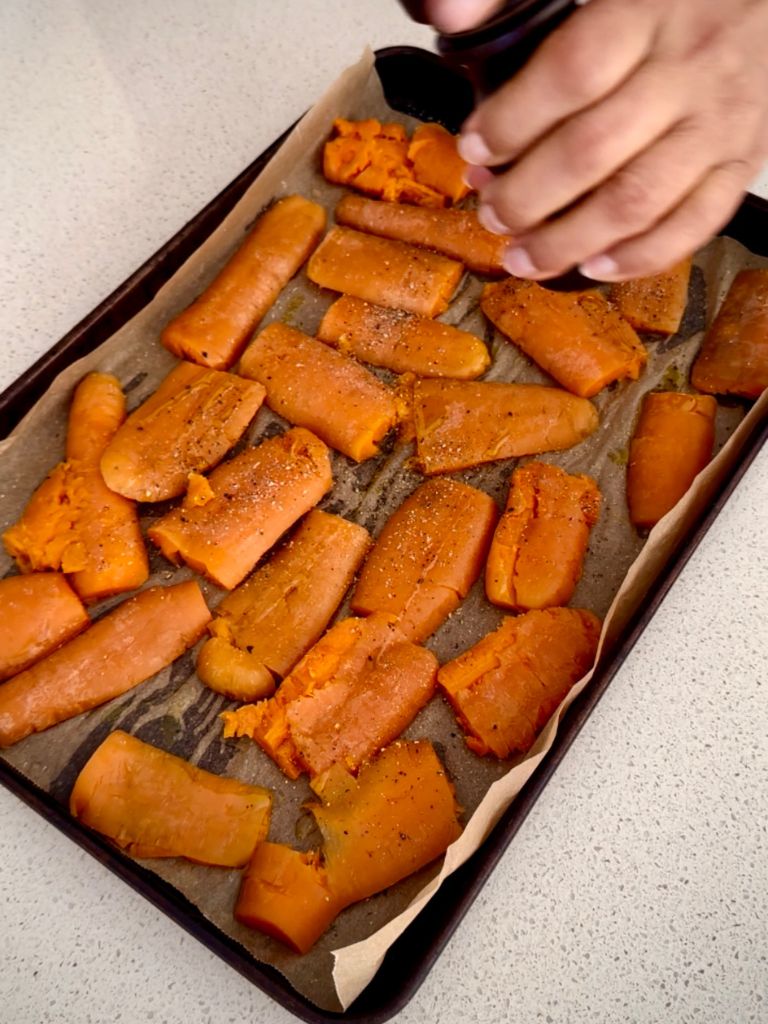 Baked Smashed Carrot Fries2