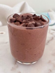 Chocolate blended overnight oats